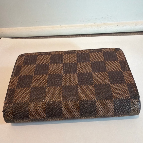 Authentic Louis Vuitton Damier Ebene French Purse Wallet - Picture 2 of 9